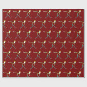 Bocce Ball Stickman ラッピングペーパー (フラット)