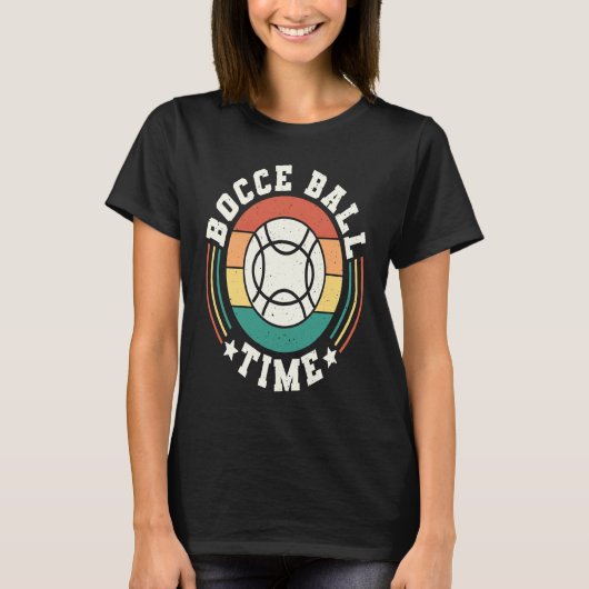 Bocce Ball Time Bocce Ball Player 1 Tシャツ (正面)