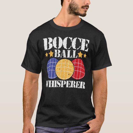 Bocce Ball Whisperer Player Tシャツ (正面)