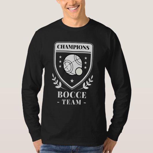 BOCCE BOCCI Ball TEAM CHAMPIONS Tシャツ (正面)