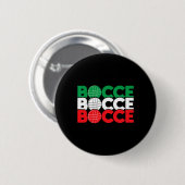 Bocce - Byll Game Enthusiast Lawn Bowling Boule Bo 缶バッジ (正面&裏面)