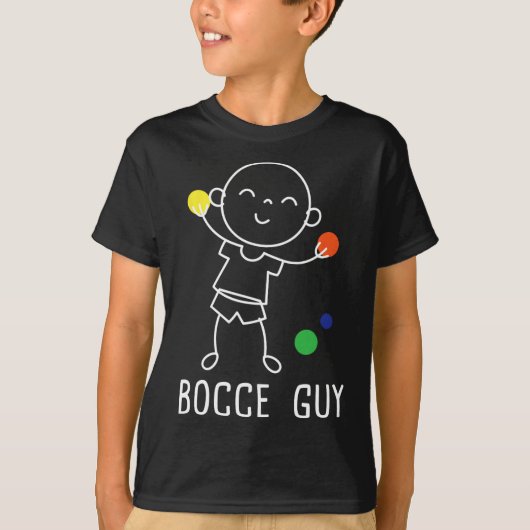 Bocce Guy - Lawn Bowling Byll Game Enthusiast Boul Tシャツ (正面)