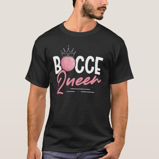 Bocce Queen Bocce Ball Tシャツ (正面)