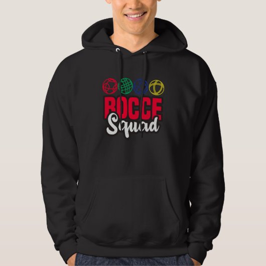 Bocce Squad Boule Boccia Petanque for Men Women パーカ (正面)