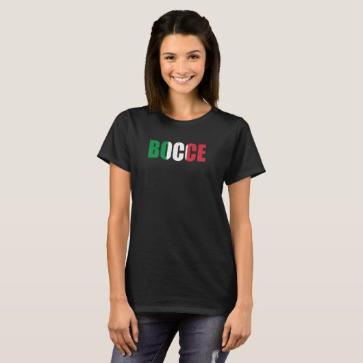 Bocci Game  Bocce Sport Fan Italian Bowling Bocce  Tシャツ (正面フル)