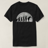 Boccia Evolution Moon Boule Petanque Bocce  Tシャツ (デザイン正面)
