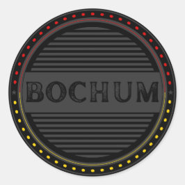 Bochum City Pride Emblem – German Identity ラウンドシール