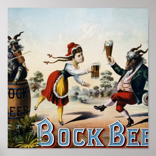 Bock beer ポスター (正面)