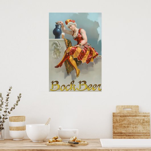 Bock Beer Poster ポスター (キッチン)