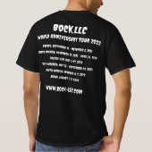 Bock.LLC EVIL GOAT Tシャツ バンドT風 Tシャツ (裏面)