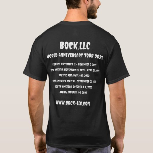 Bock.LLC EVIL GOAT Tshirts new design Tシャツ (裏面)