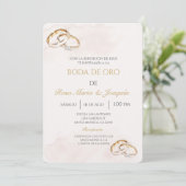 Boda de oro editable 招待状 (スタンド正面)