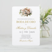 Boda de oro editable 招待状 (スタンド正面)