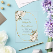 boda de oro rustica acrilico アクリル招待状 (インサイチュ (ウェディング))