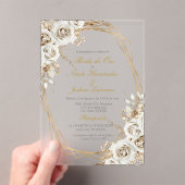Boda de oro wedding acrylic invitation アクリル招待状 (インサイチュ (ポータブル))