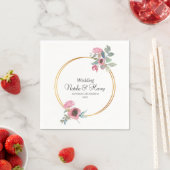 Boda en Oro y Acuarela primavera スタンダードカクテルナプキン (インサイチュ)