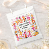 Boda Festivalera - Baile Disco - Naranja y Rosa フェイバーバッグ (クリップ留めされた状態)