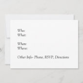 Bodacious 80sレトロ 招待状 (裏面)