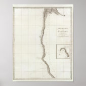 Bodega Bay California to Cape Lookout Oregon ポスター (正面)