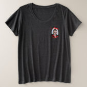 Bodegón a espátula プラスサイズTシャツ (デザイン正面)