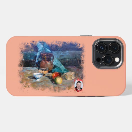 Bodegón a espátula iPhoneケース (裏面横)