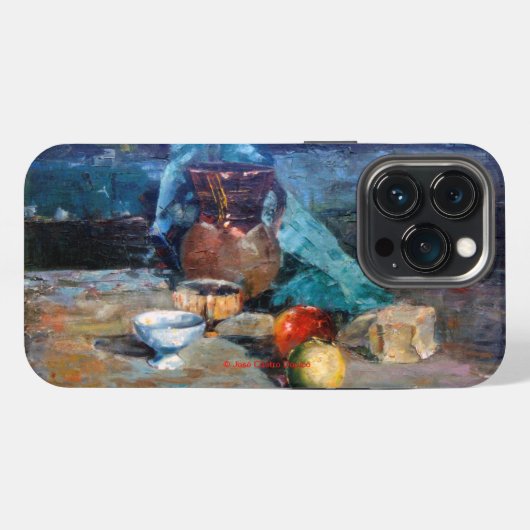 Bodegón a espátula iPhoneケース (裏面横)