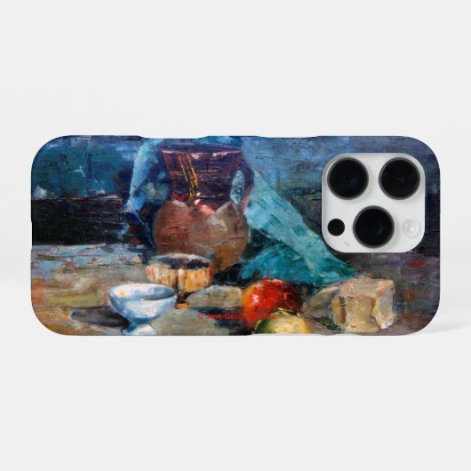 Bodegón a espátula iPhoneケース (裏面横)
