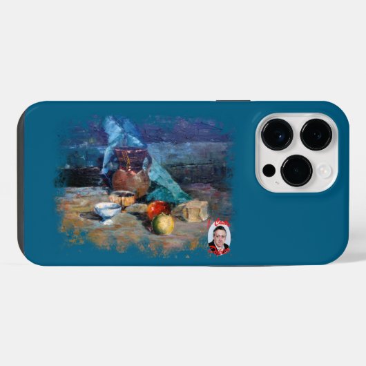 Bodegón a espátula iPhoneケース (裏面横)