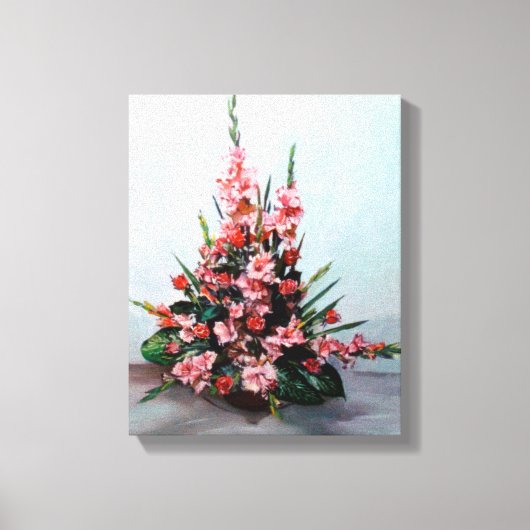 Bodegón de flores キャンバスプリント (正面)