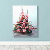 Bodegón de flores キャンバスプリント (インサイチュ (ウッドフロア))