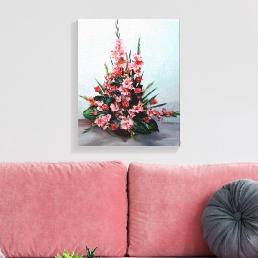 Bodegón de flores キャンバスプリント (インサイチュ (リビング))