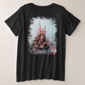 Bodegón de flores プラスサイズTシャツ (デザイン裏面)