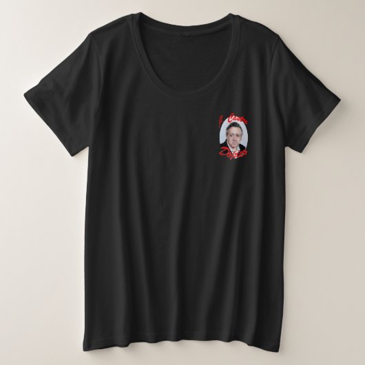 Bodegón de flores プラスサイズTシャツ (デザイン正面)