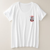 Bodegón de flores プラスサイズTシャツ (デザイン正面)