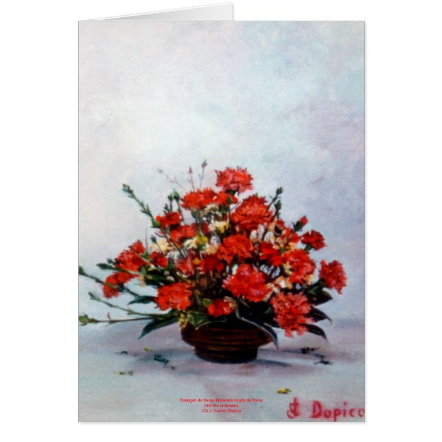 Bodegón de flores/Still life of flowers (正面)