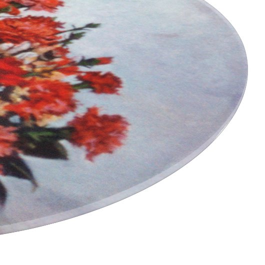 Bodegón de flores/Still life of flowers カッティングボード (角)