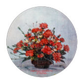 Bodegón de flores/Still life of flowers カッティングボード (正面)