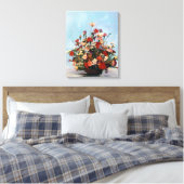 Bodegón de flores/Still life of flowers キャンバスプリント (インサイチュ (寝室))