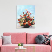 Bodegón de flores/Still life of flowers キャンバスプリント (インサイチュ (リビング))