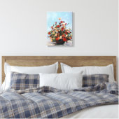 Bodegón de flores/Still life of flowers キャンバスプリント (インサイチュ (寝室))