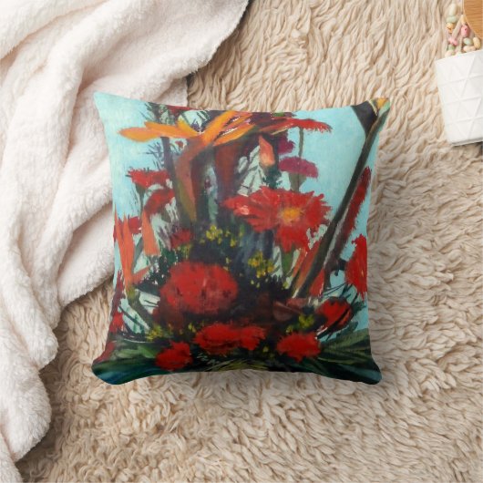 Bodegón de flores/Still life of flowers クッション (ブランケット)