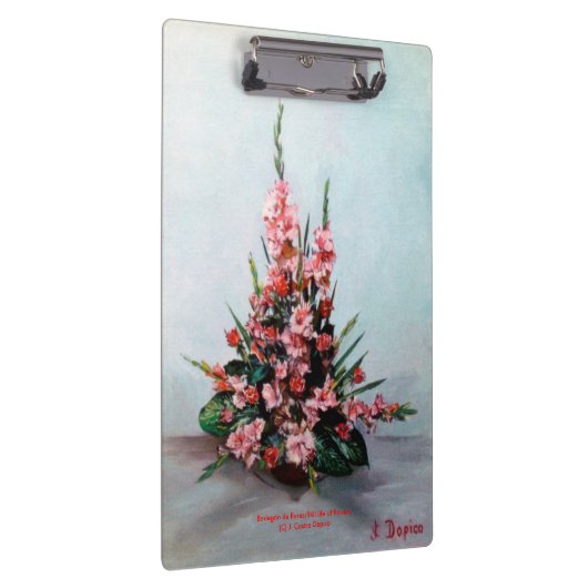 Bodegón de flores/Still life of flowers クリップボード (右)