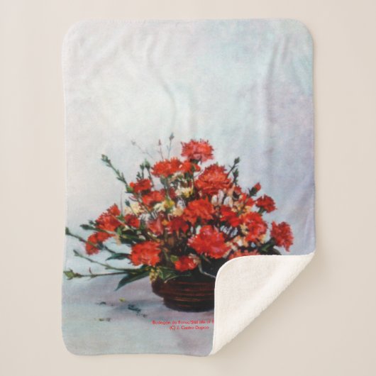 Bodegón de flores/Still life of flowers シェルパブランケット (正面)