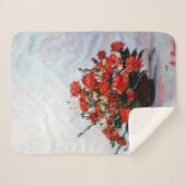 Bodegón de flores/Still life of flowers シェルパブランケット (正面(横))