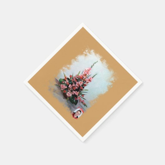 Bodegón de flores/Still life of flowers スタンダードカクテルナプキン (角)