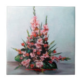 Bodegón de flores/Still life of flowers タイル (正面)