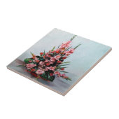 Bodegón de flores/Still life of flowers タイル (側面)