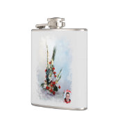 Bodegón de flores/Still life of flowers フラスク (左)