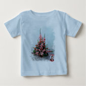 Bodegón de flores/Still life of flowers ベビーTシャツ (正面)