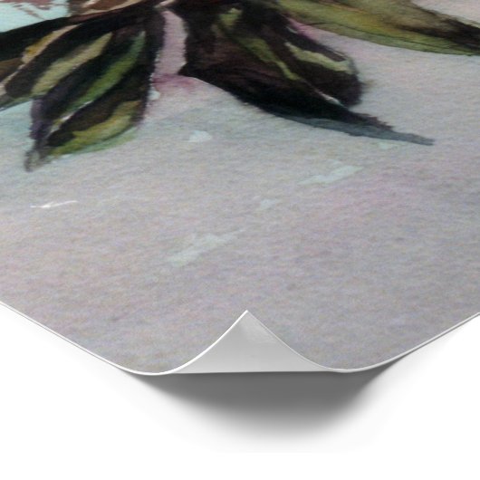 Bodegón de flores/Still life of flowers ポスター (角)